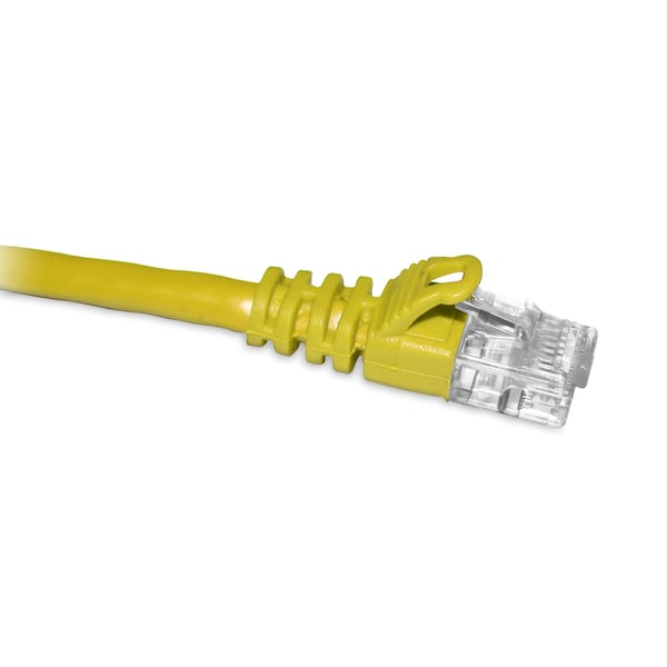 Enet Cat6 Yellow 7Ft Molded Boot Patch Cbl C6-YL-7-ENC